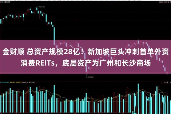 金财顺 总资产规模28亿！新加坡巨头冲刺首单外资消费REITs，底层资产为广州和长沙商场