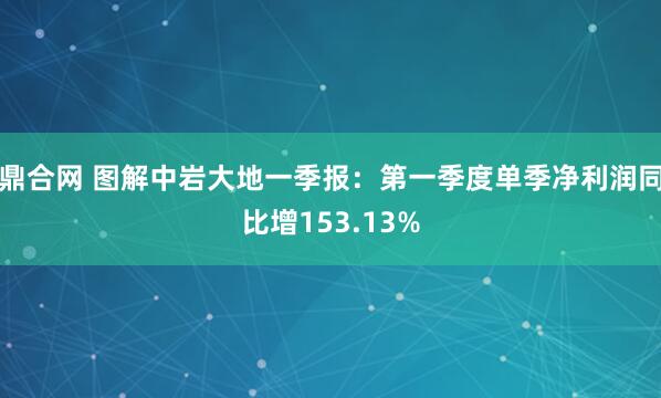 鼎合网 图解中岩大地一季报：第一季度单季净利润同比增153.13%